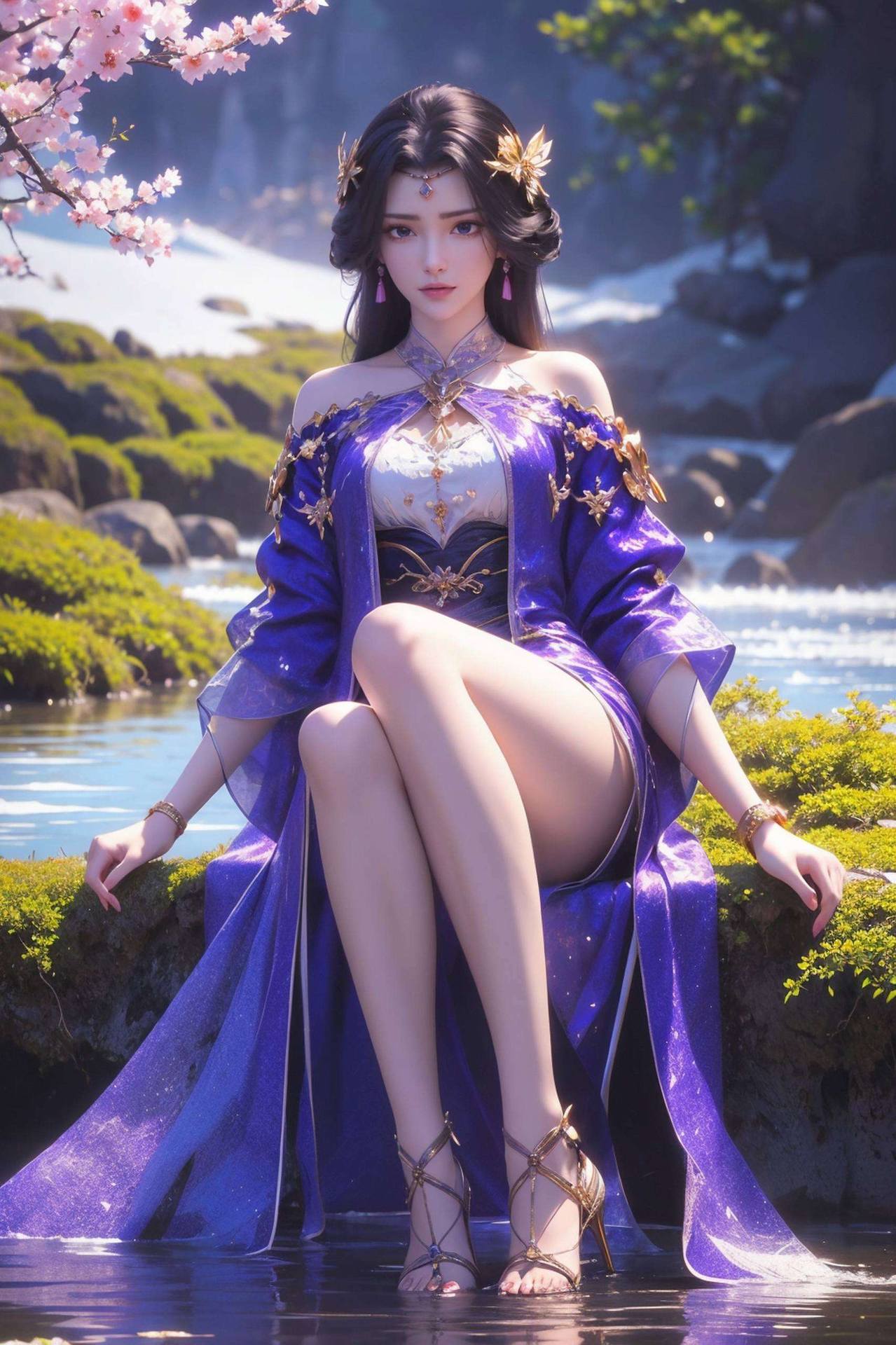 美得令人惊叹她是国漫中的女神