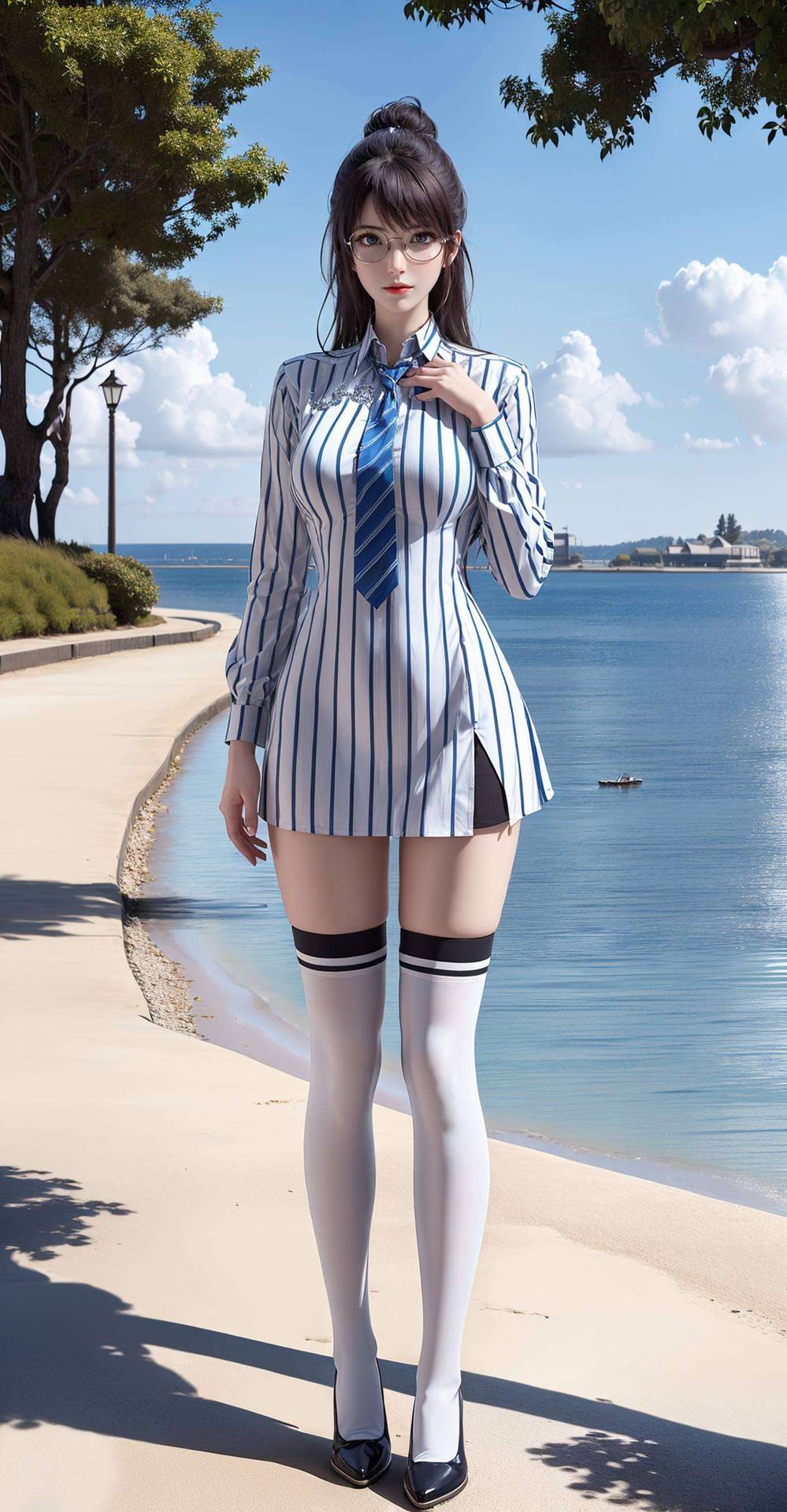 她的眼神里藏着无限世界的秘密就冲着她那不食人间烟火的气质