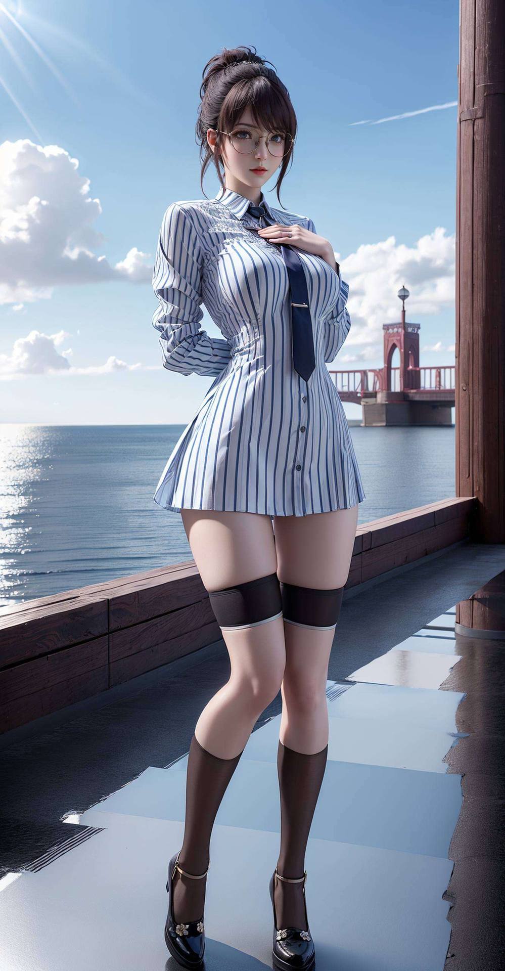 在这动漫美女的壁纸集中拂过心田