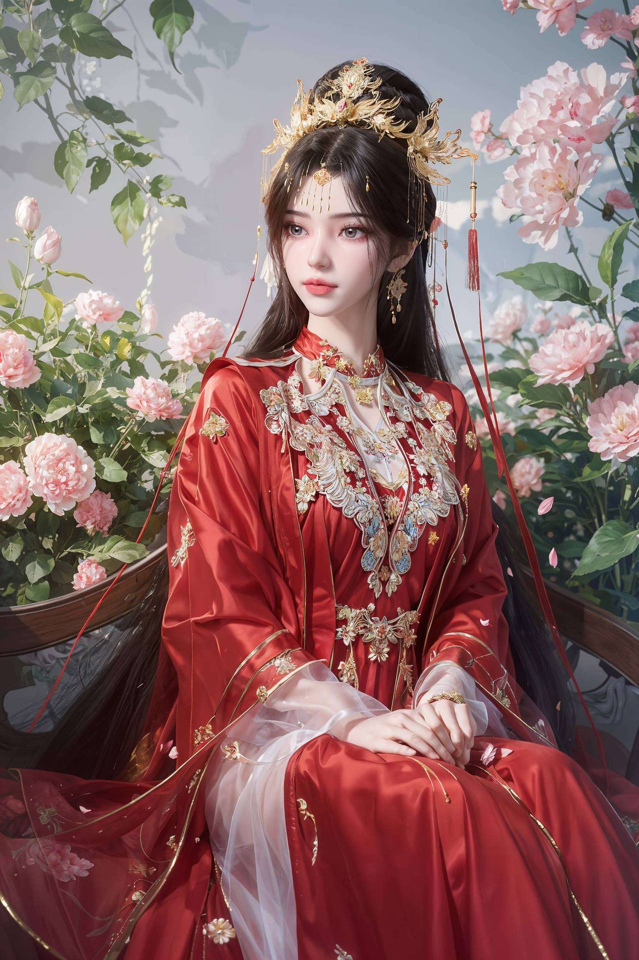 让你的苹果桌面瞬间仙气十足！李慕婉那优雅的身姿、逆天的颜值今天给大家带来一份超级福利——AIGC免费壁纸合集！这可不是什么一般的壁纸哦