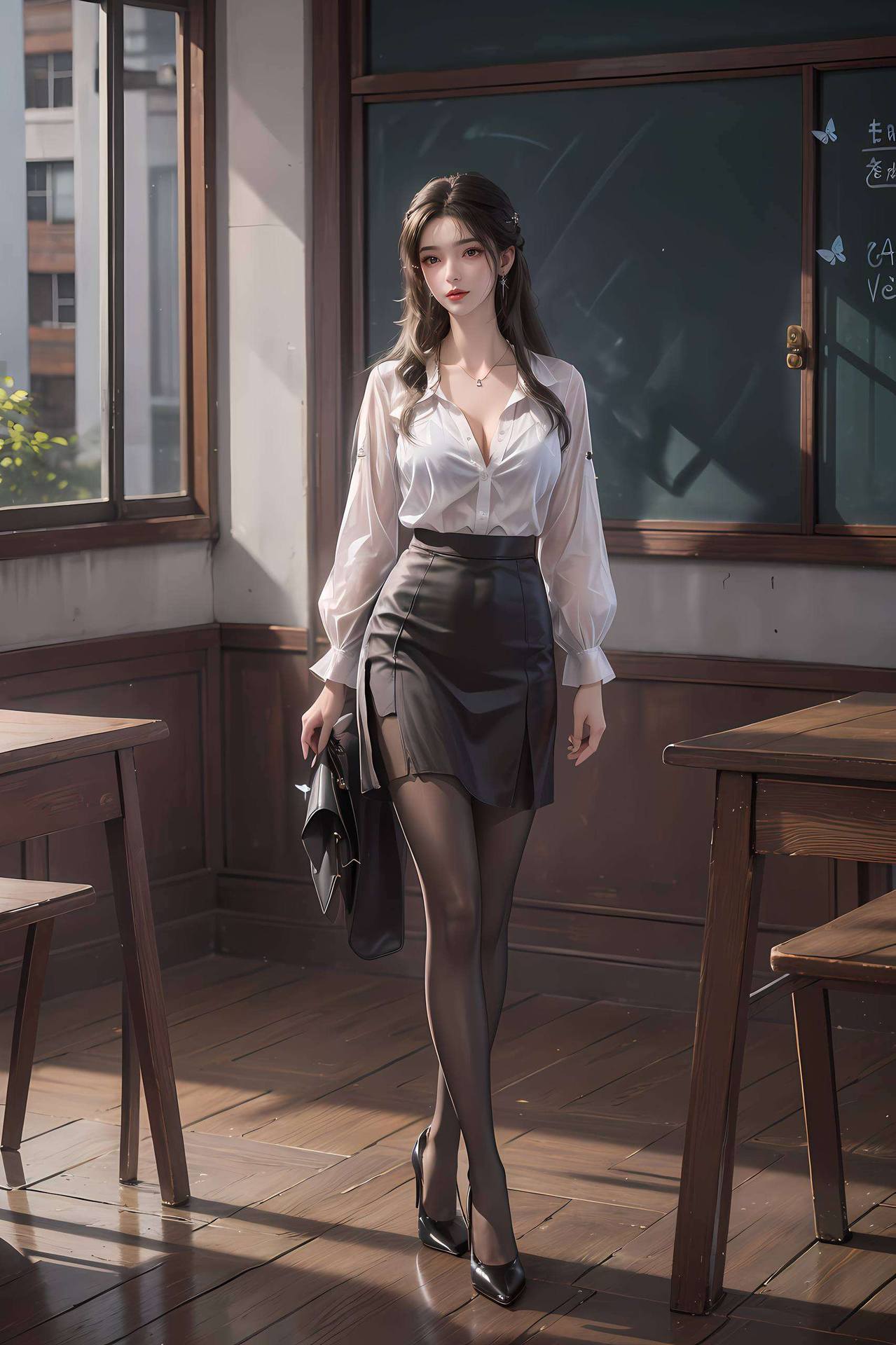 一颦一笑都能让人心跳加速谁说玄幻世界没有浪漫？看这锁屏壁纸