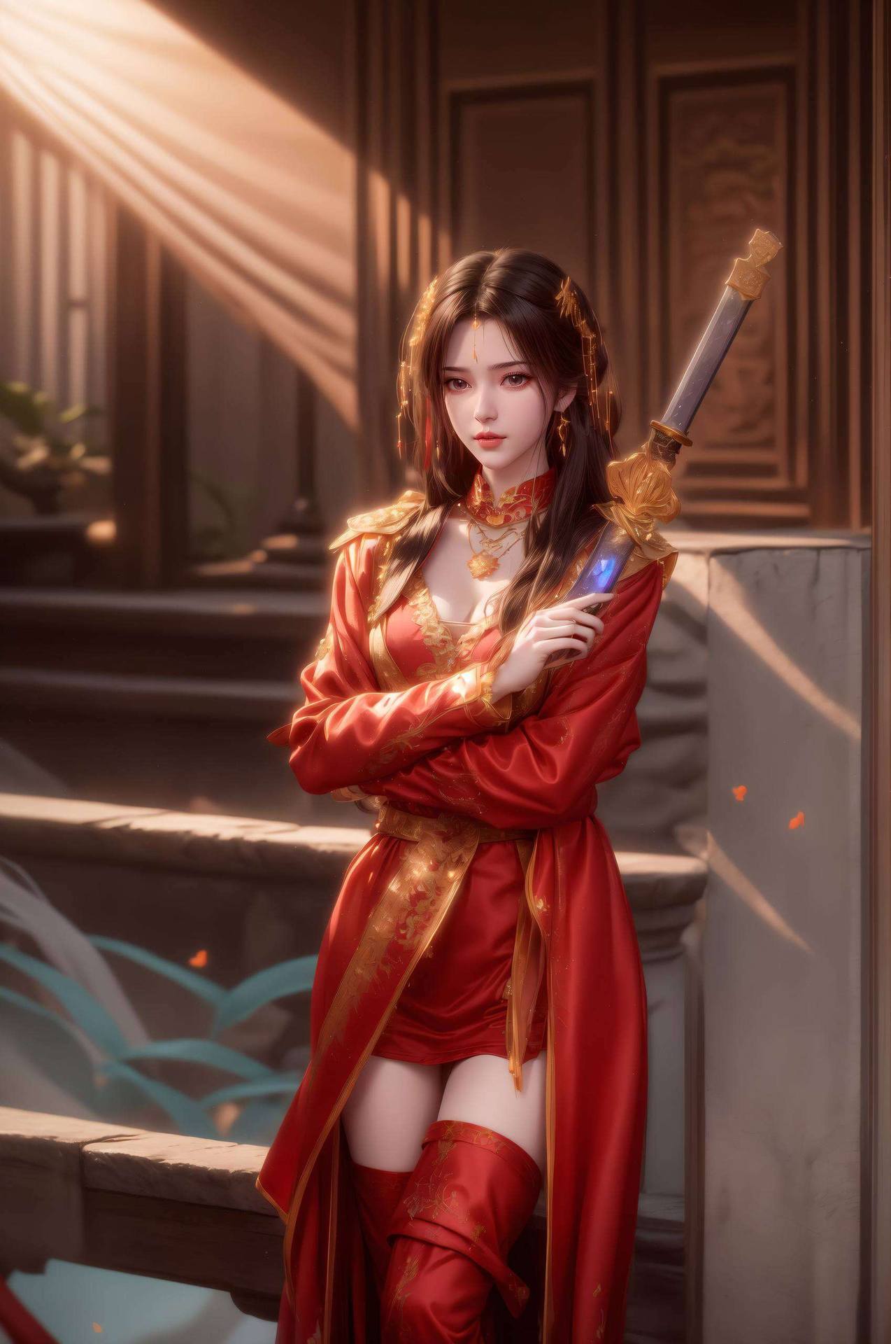 那位飘逸如仙的国漫女神如今以4K高清动态壁纸的形式翩翩起舞
