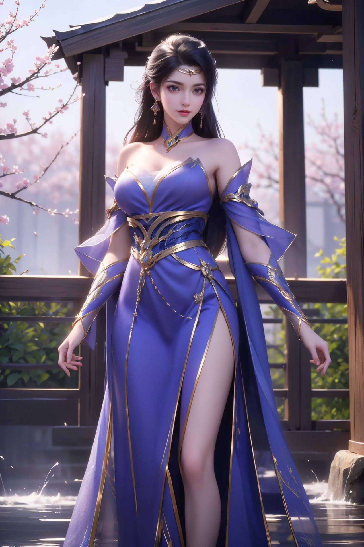 拿来做电脑Win10宽屏壁纸衣袂飘飘