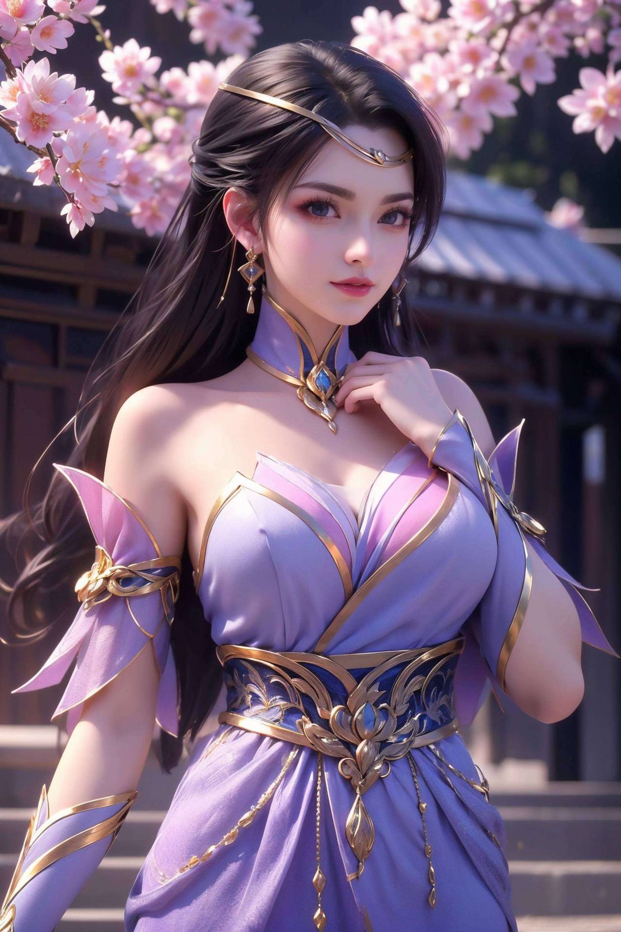 眼神中带着一丝不羁的玄幻色彩细节毕现