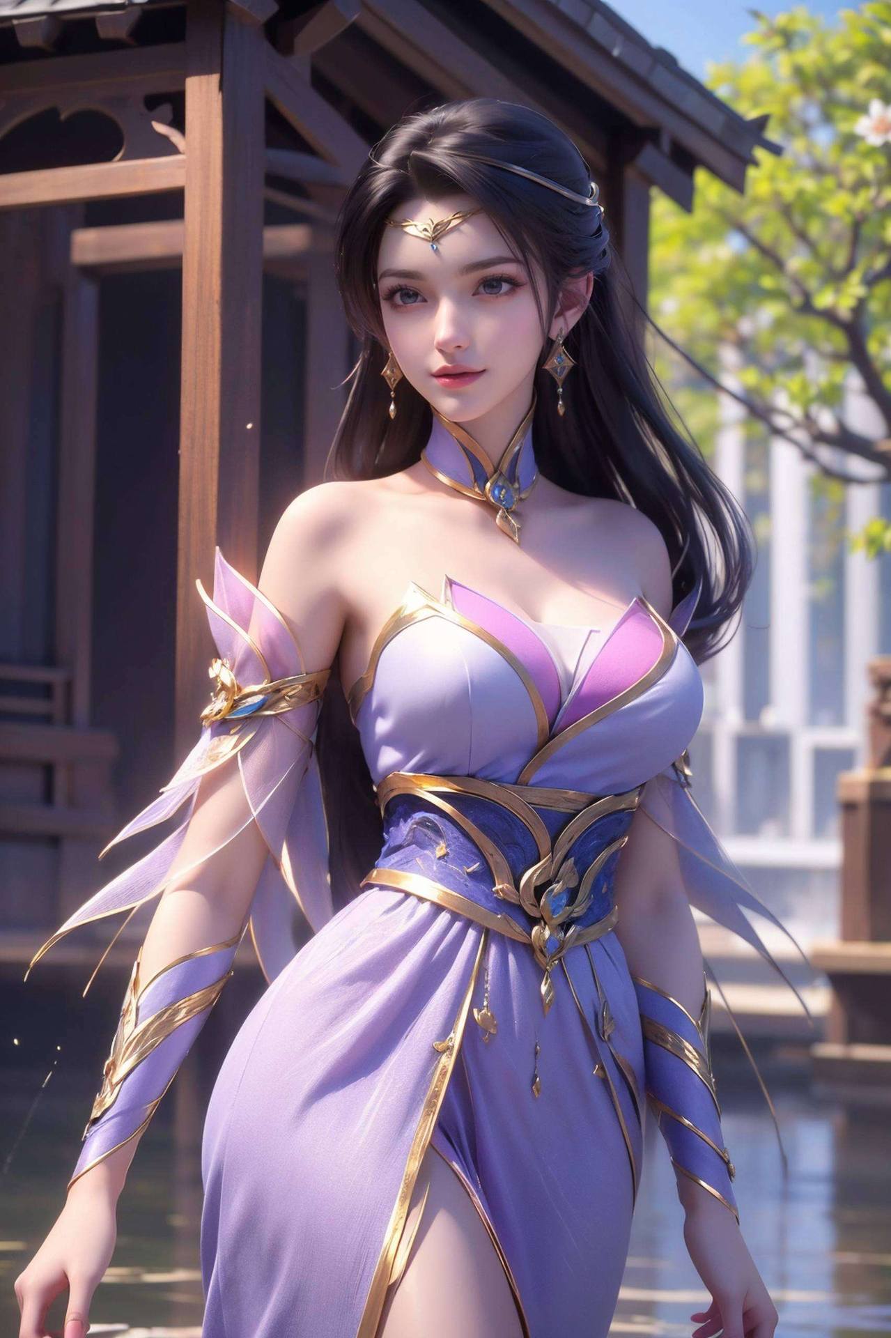 仙气盈袖动漫美女华章