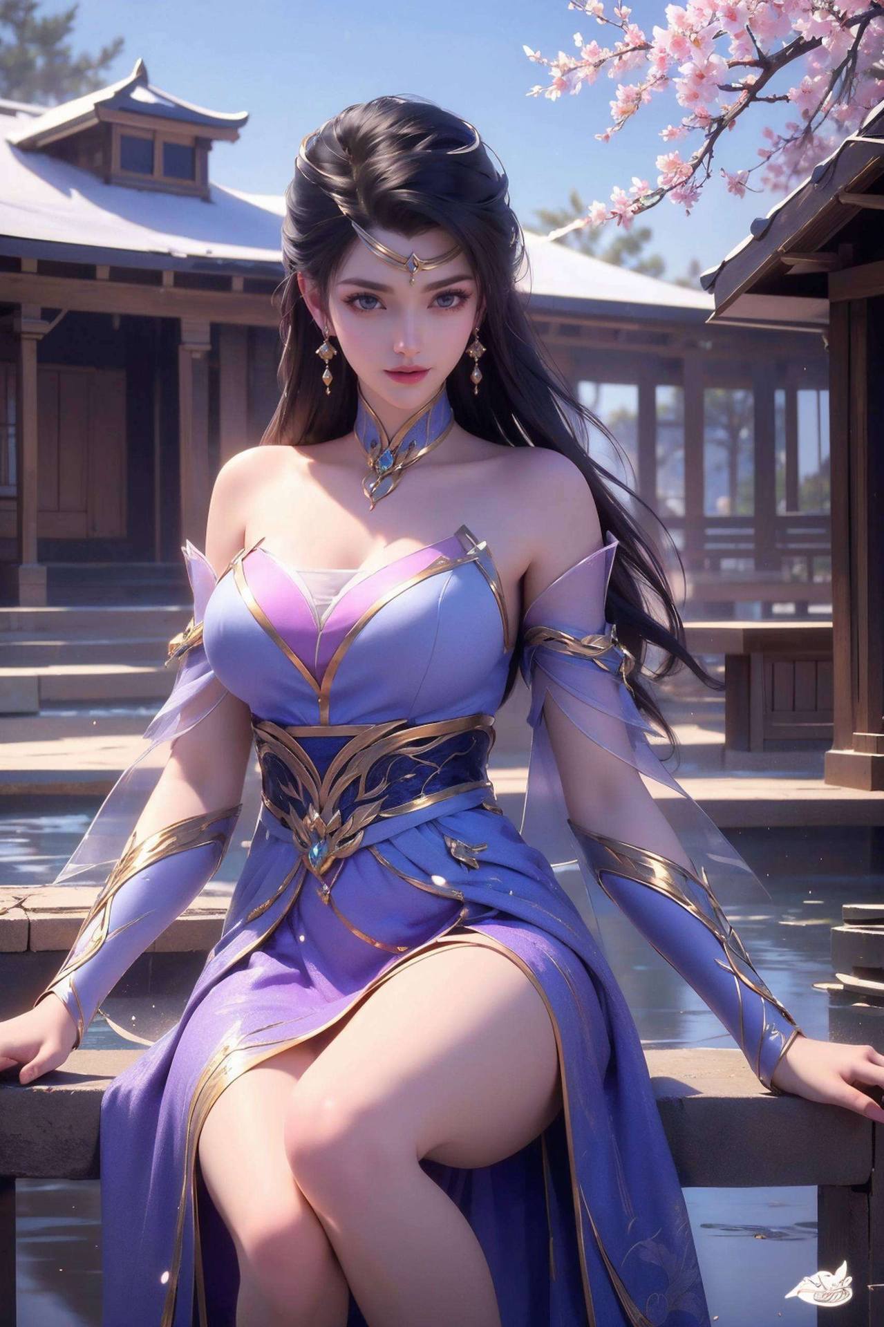 她是国漫中的绝世美女美丽随身！