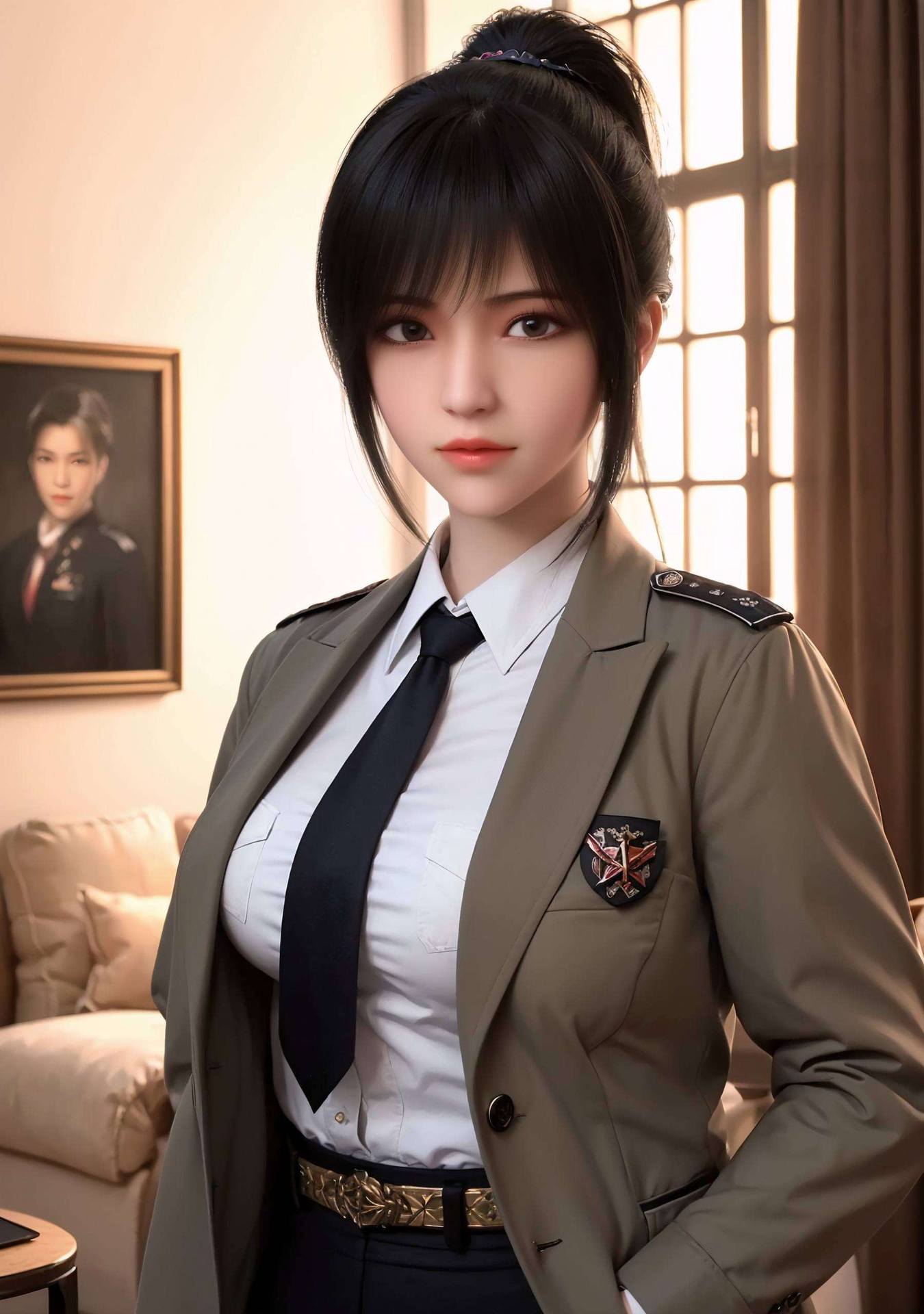 如入画中神情各异
