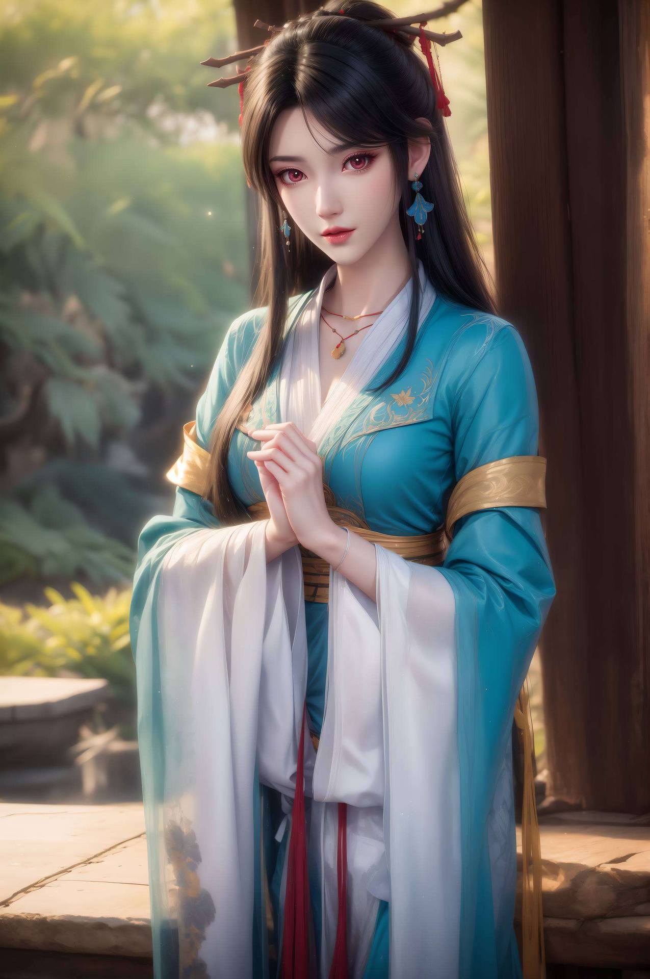 在这绚烂的世界里元尊周元与夭夭的深情接吻