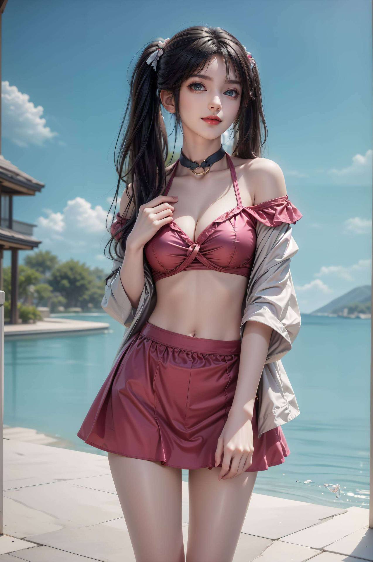 碧瑶仙子今日来访还带着一丝调皮捣蛋的韵味
