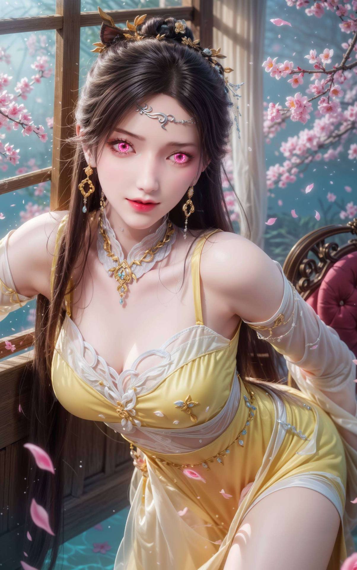 金瓶儿悄悄潜入国漫界动漫美女们纷纷拜倒在她的壁纸之下
