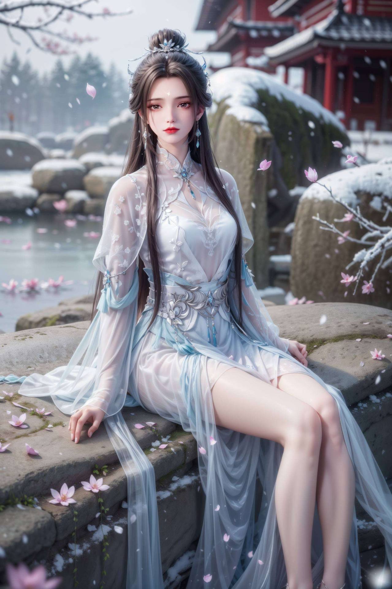 一袭白衣如雪那个来自诛仙的冷艳剑仙