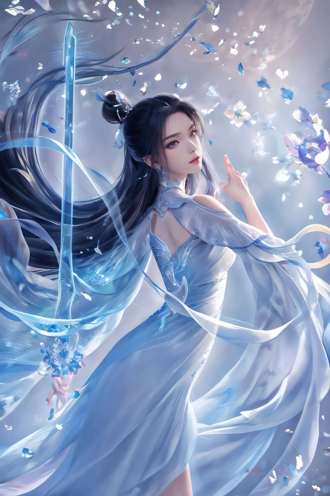 简直美得让人嘻嘻哈哈停不下来！一边是仙气十足的陆雪琪拿来做壁纸